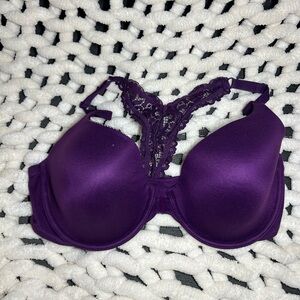Preloved Victoria's Secret 36DD Deep Purple Lace Bra